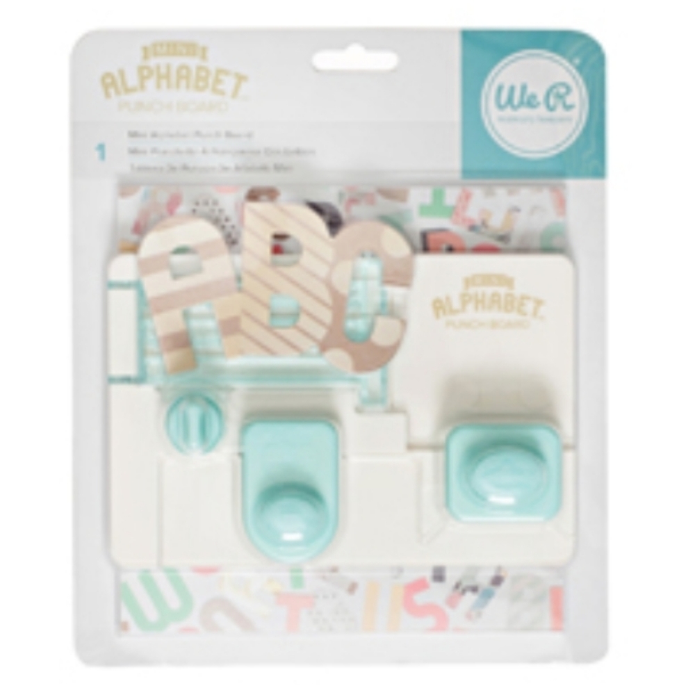 We R Memory Keepers Mini Alphabet punch board